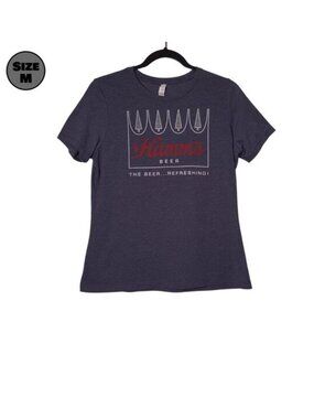 Hamm's Beer: The Beer...Refreshing! USED Women's Fitted Shirt (M, Gray)